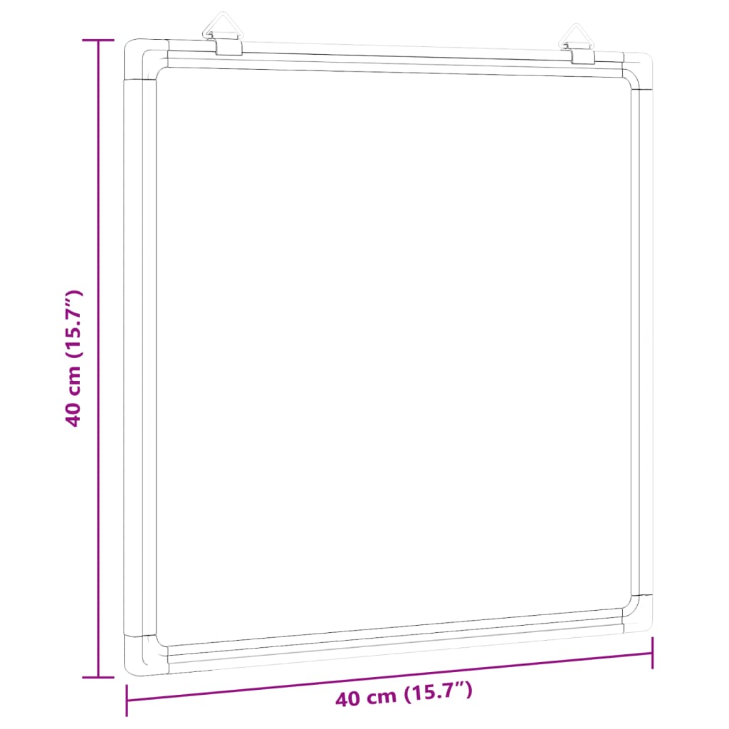 Whiteboard magnetisch 100x50x1,7 cm aluminium