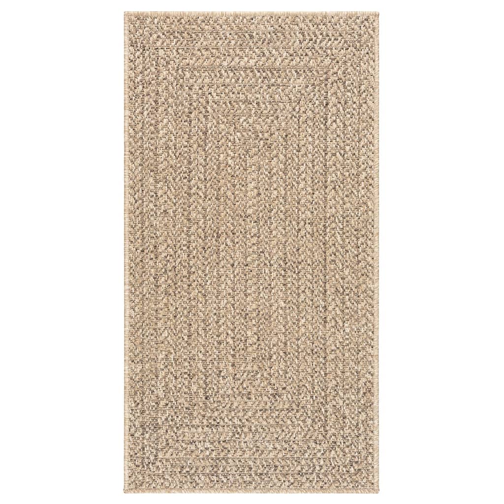 Vloerkleed ZIZUR binnen en buiten 160x230 cm jute look