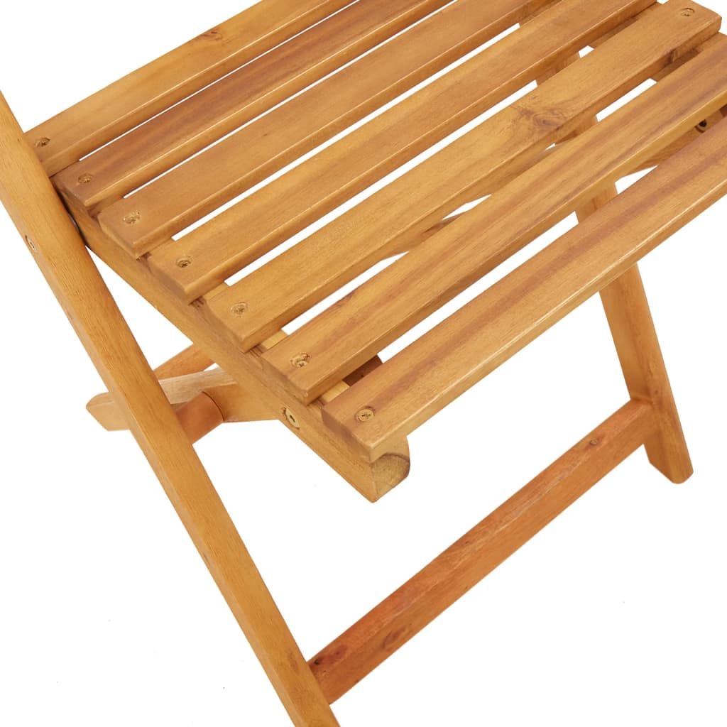 Tuinstoelen 4 st inklapbaar poly rattan en massief hout