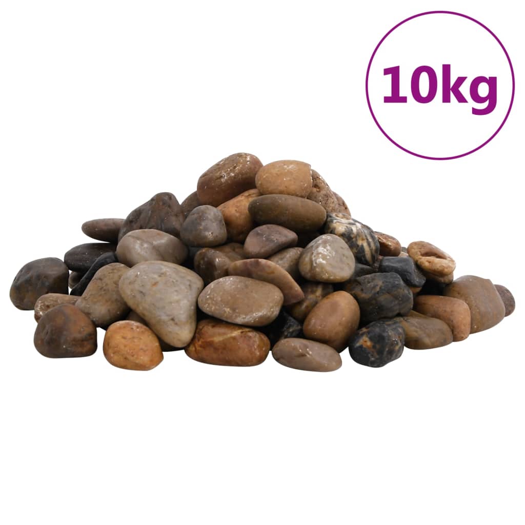 Kiezelstenen gepolijst 2-5 cm 25 kg meerkleurig