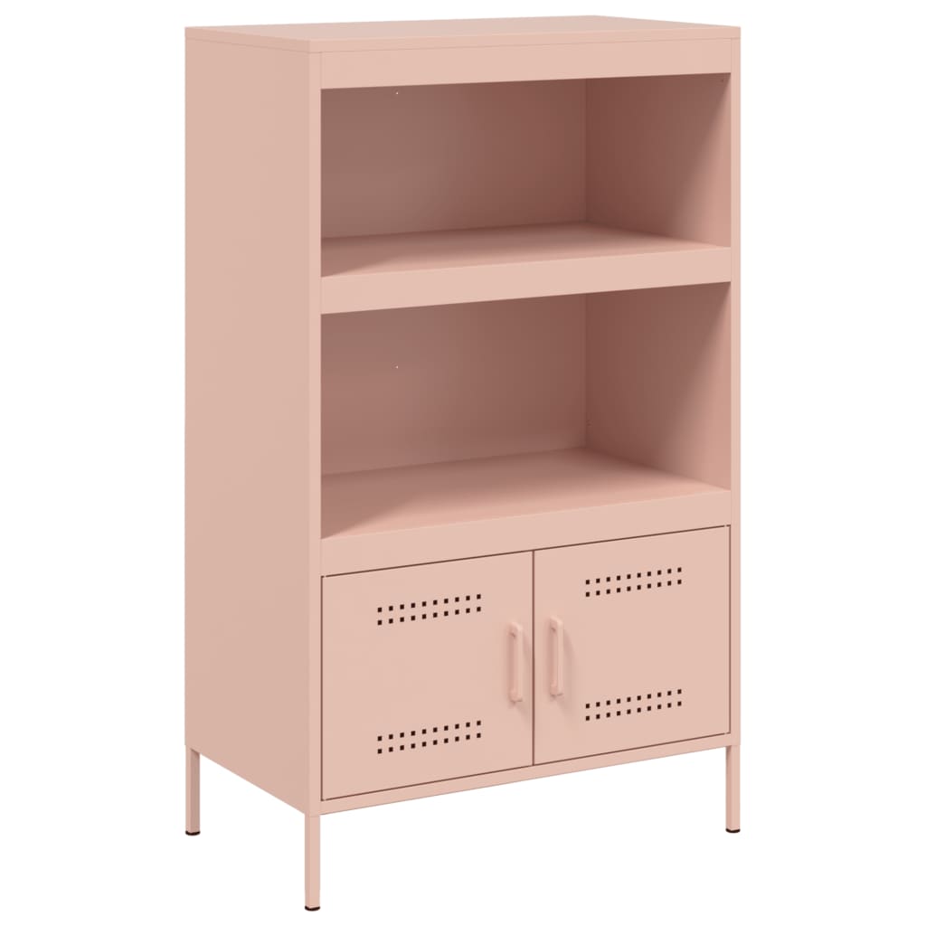 Hoge kast 68x39x113 cm staal antracietkleurig