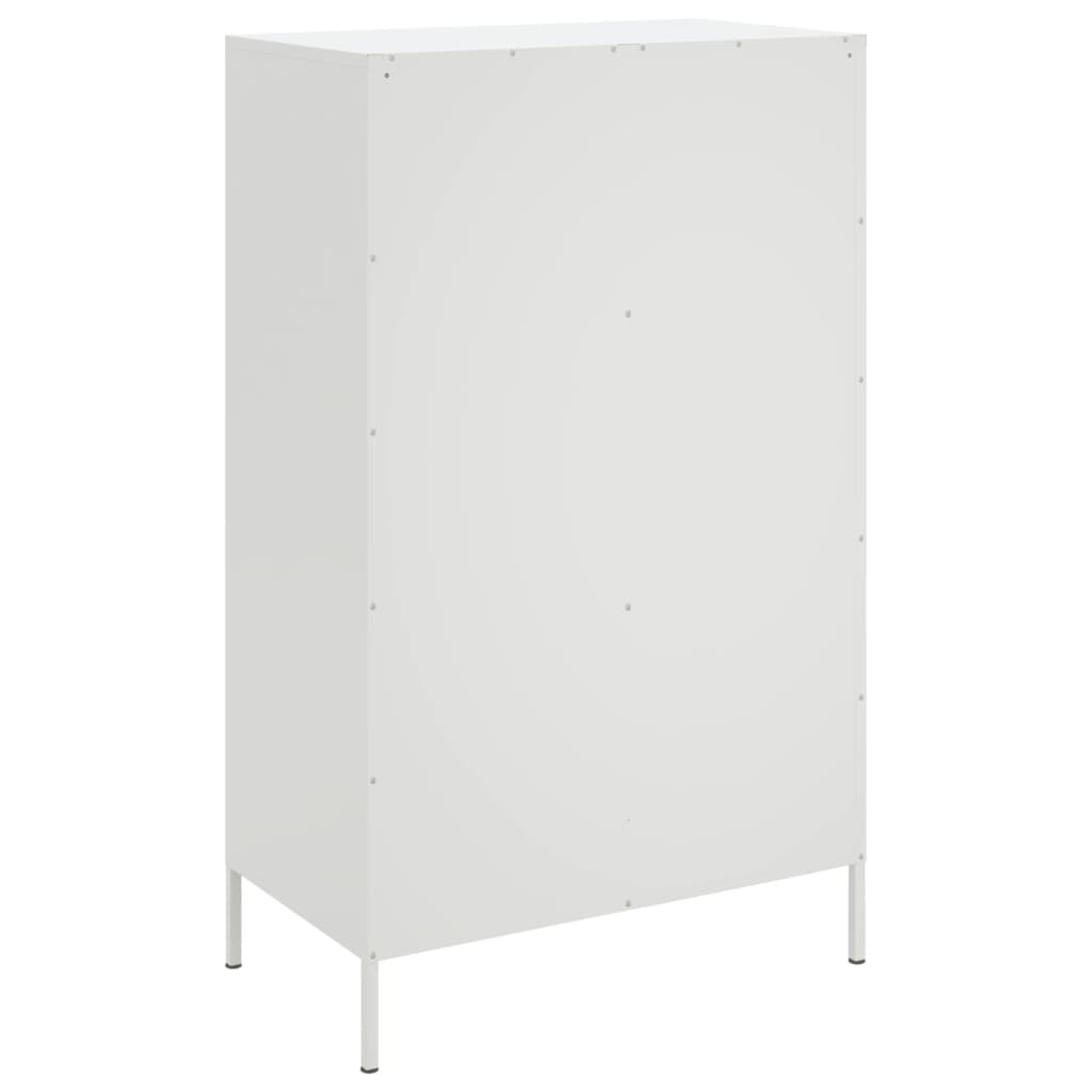 Hoge kast 68x39x113 cm staal antracietkleurig