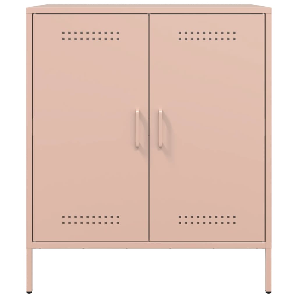 Dressoir 68x39x79 cm staal antracietkleurig