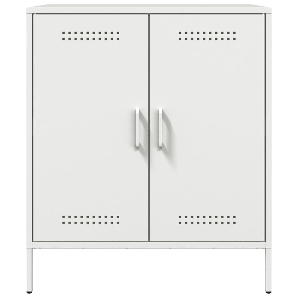 Dressoir 68x39x79 cm staal antracietkleurig