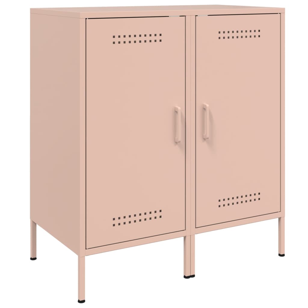 Dressoir 36x39x79 cm koudgewalst staal mosterdgeel