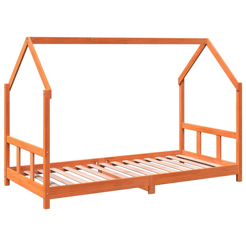 Kinderbedframe 80x160 cm massief grenenhout