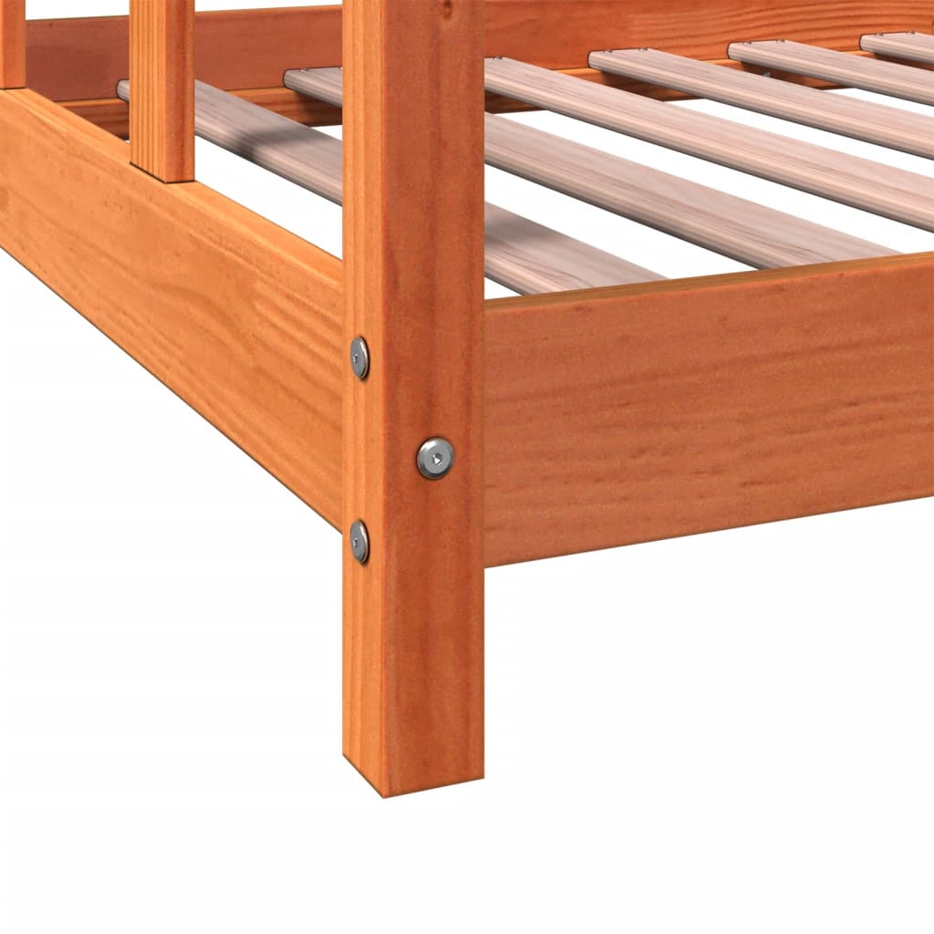 Kinderbedframe 80x160 cm massief grenenhout