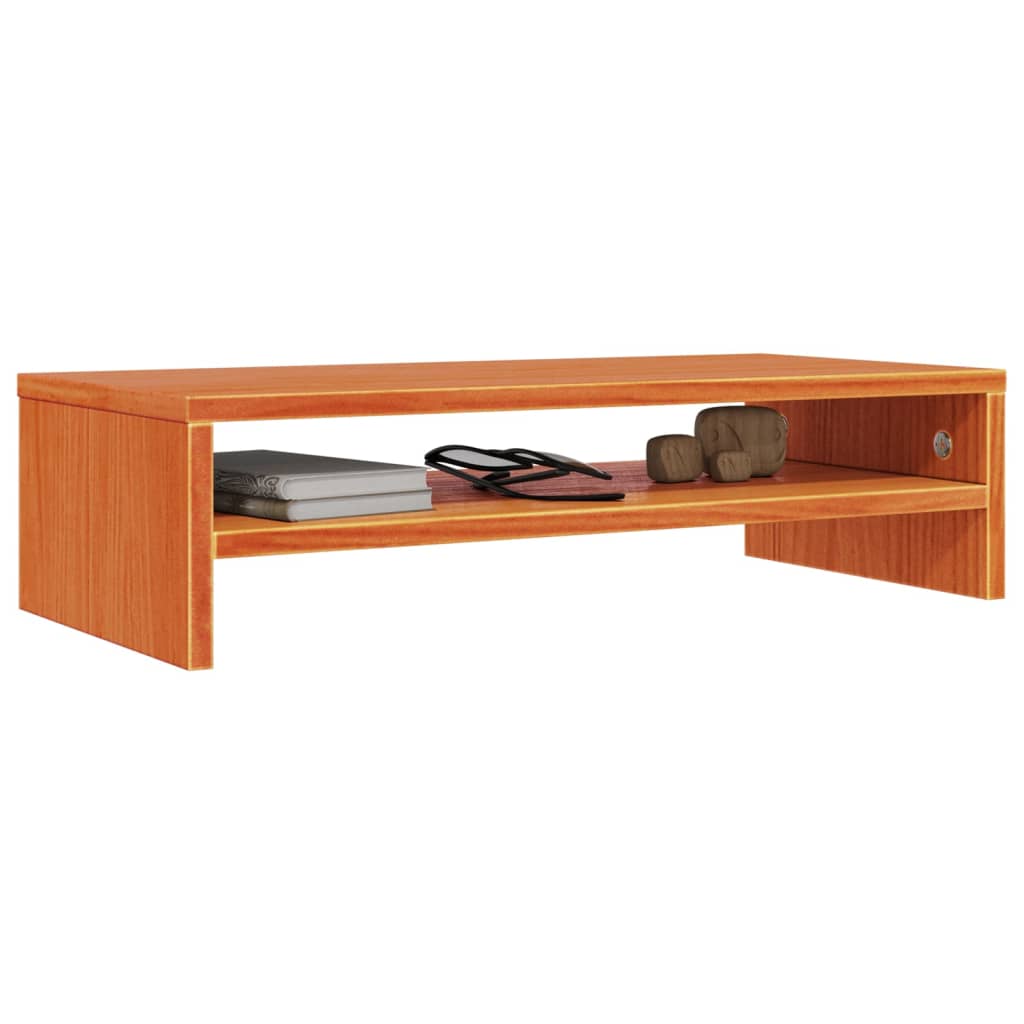 Monitorstandaard 50x24x13 cm massief grenenhout