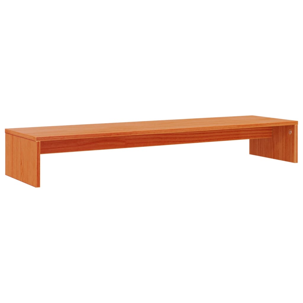 Monitorstandaard 100x27x15 cm massief grenenhout