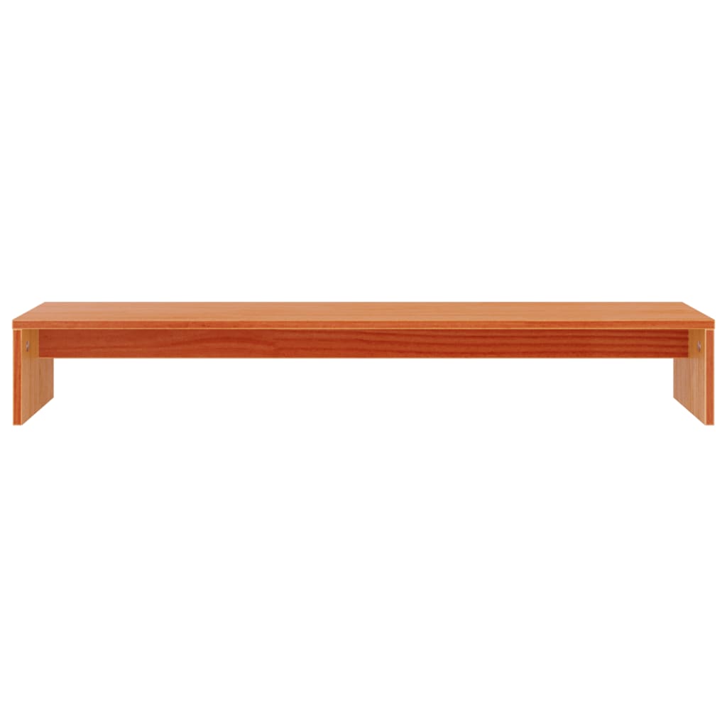 Monitorstandaard 100x27x15 cm massief grenenhout