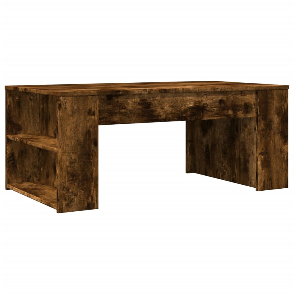 Salontafel 102x55x42 cm bewerkt hout