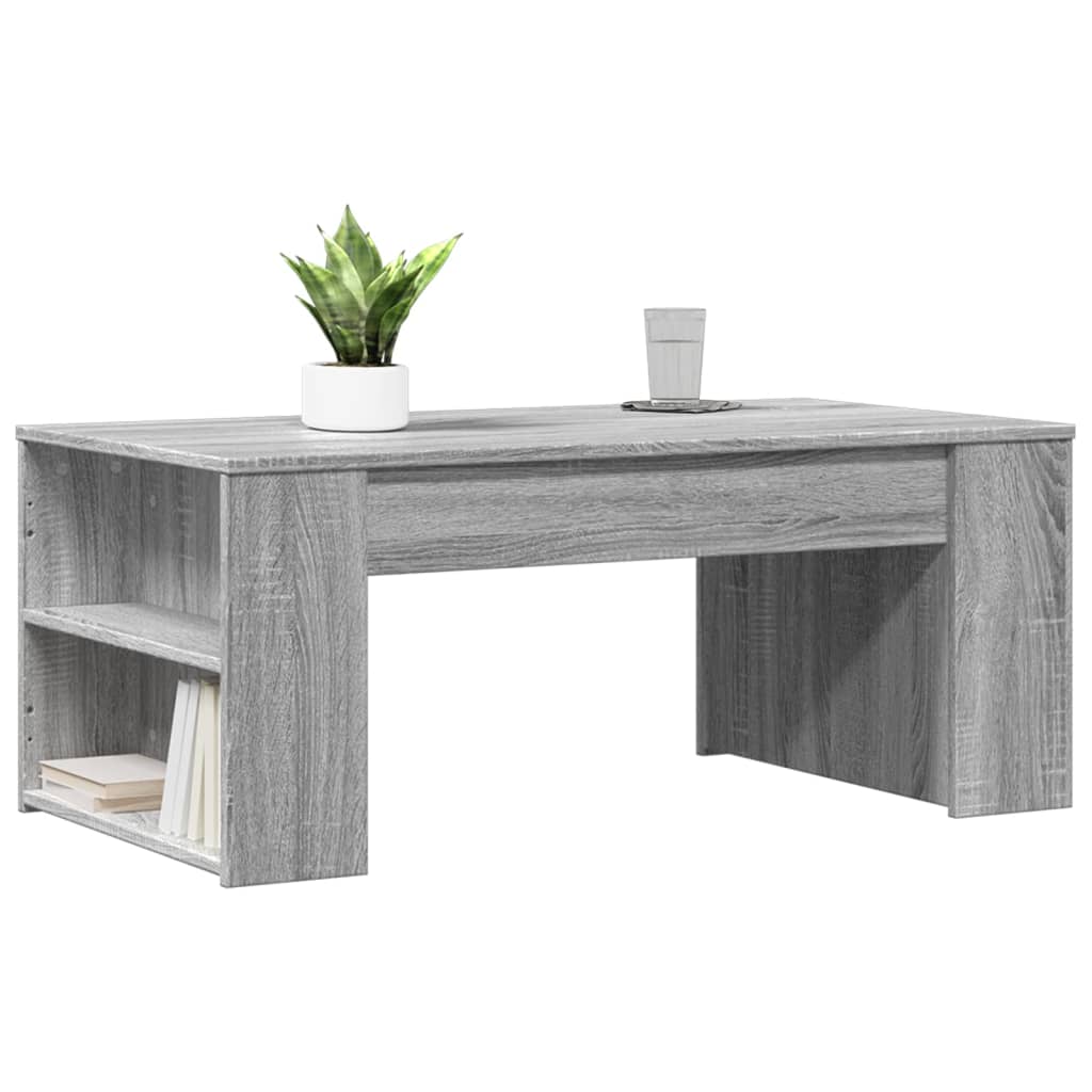 Salontafel 102x55x42 cm bewerkt hout