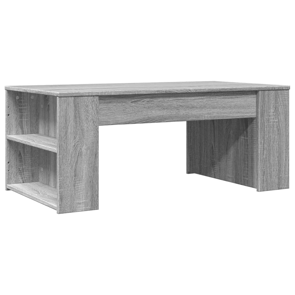 Salontafel 102x55x42 cm bewerkt hout