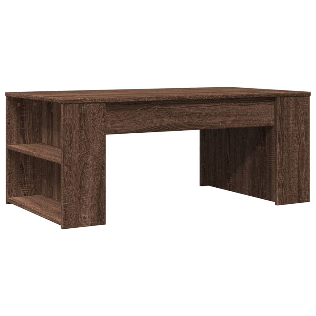 Salontafel 102x55x42 cm bewerkt hout