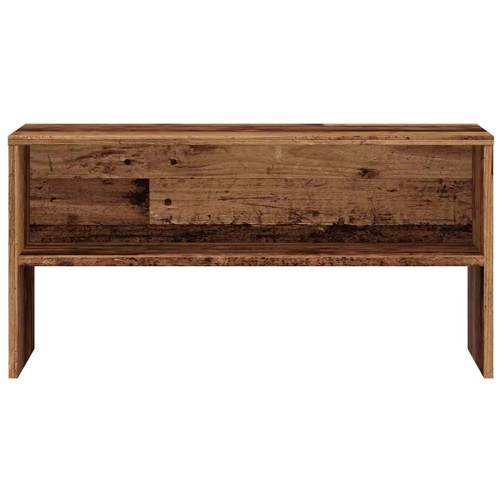 Tv-meubel 80x40x40 cm bewerkt hout artisanaal eikenkleur