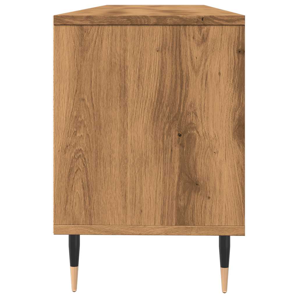 Tv-meubel 150x30x44,5 cm bewerkt hout gerookt eikenkleurig