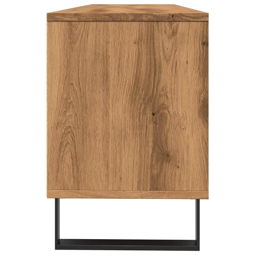 Tv-meubel 150x30x44,5 cm bewerkt hout gerookt eikenkleurig