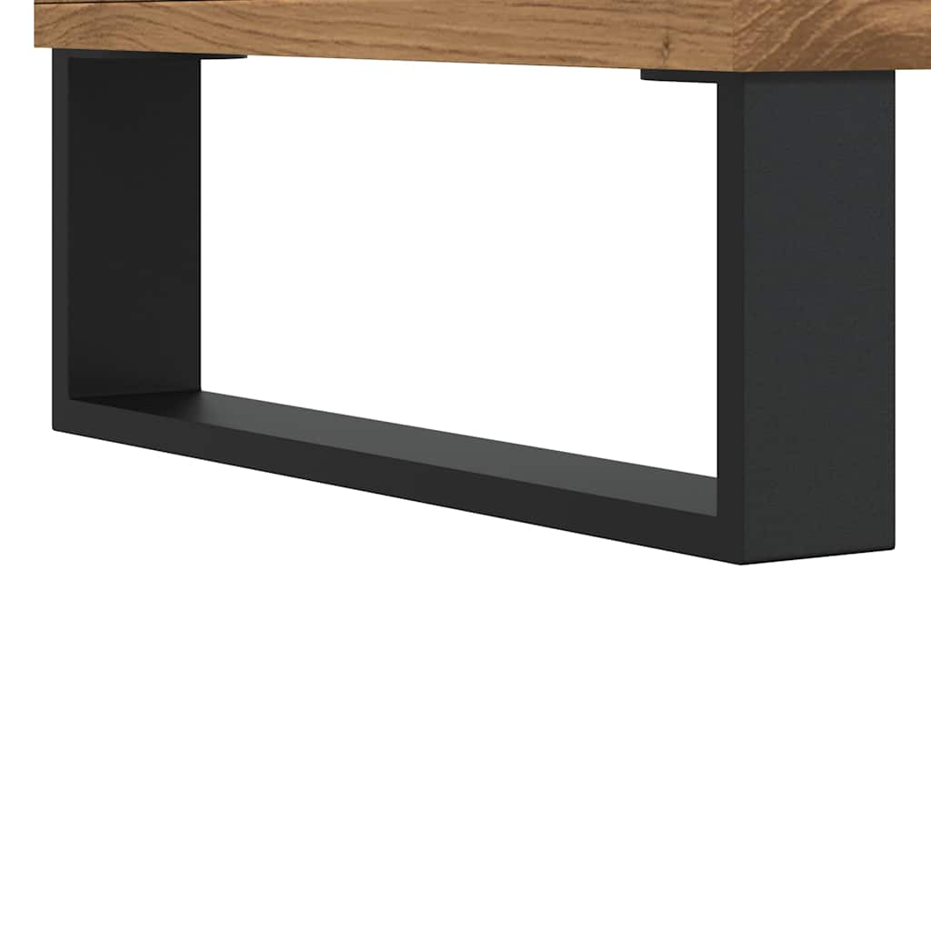 Tv-meubel 150x30x44,5 cm bewerkt hout gerookt eikenkleurig