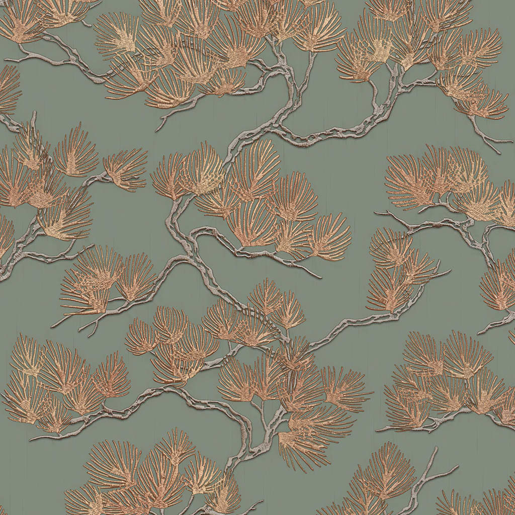 DUTCH WALLCOVERINGS Behang Pine Tree