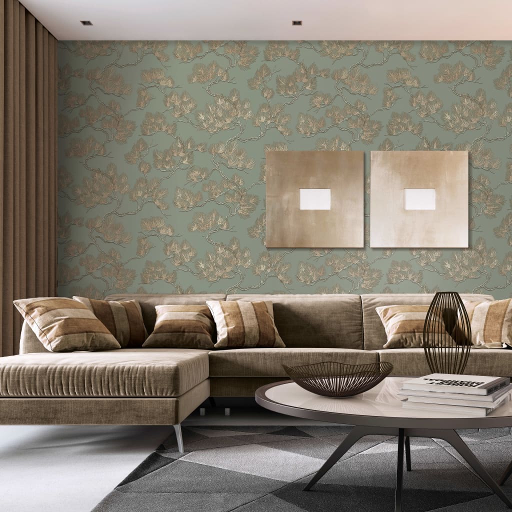 DUTCH WALLCOVERINGS Behang Pine Tree