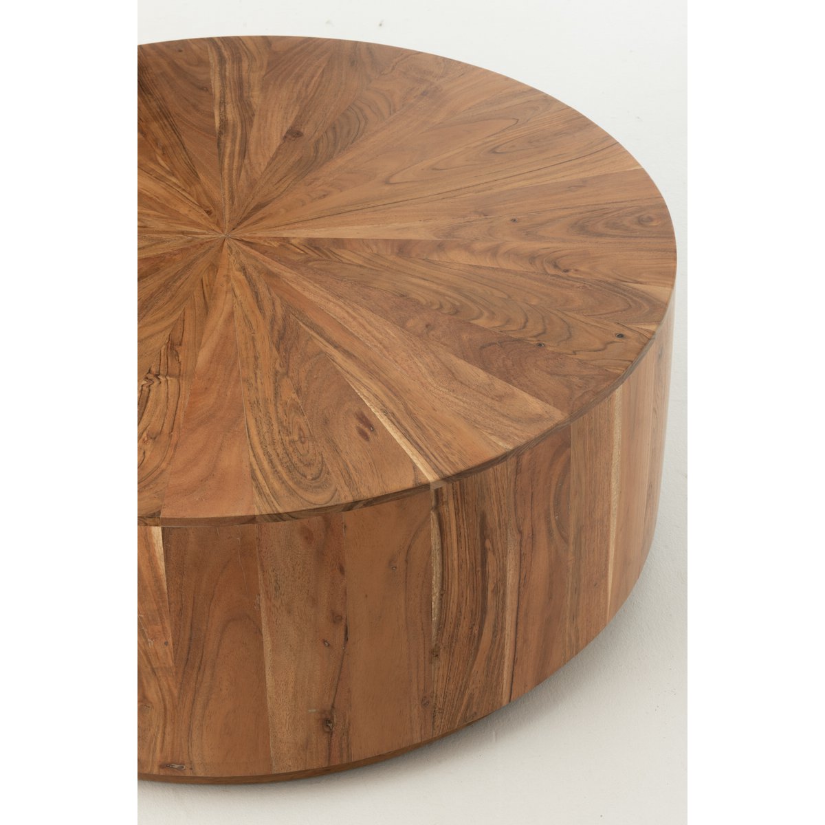 J-Line Salontafel Rond Acacia Hout/Mdf Naturel