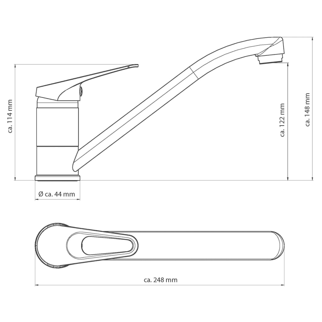 EISL Keukenmengkraan SPEED -chroomkleurig