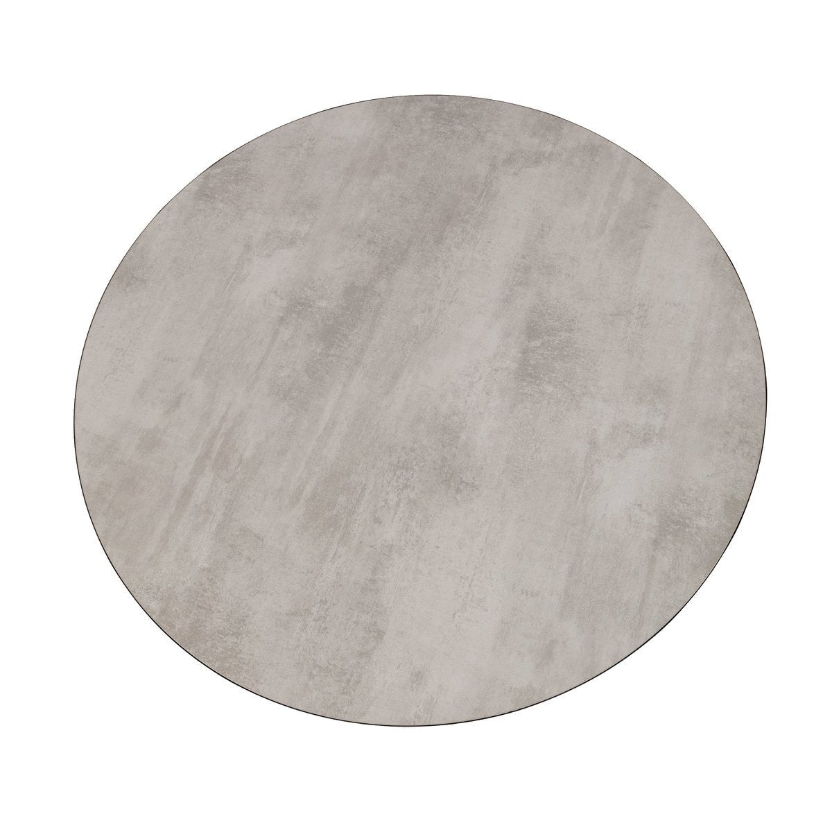 Stalux Ronde eettafel 'Daan' 148cm, kleur zwart / beton