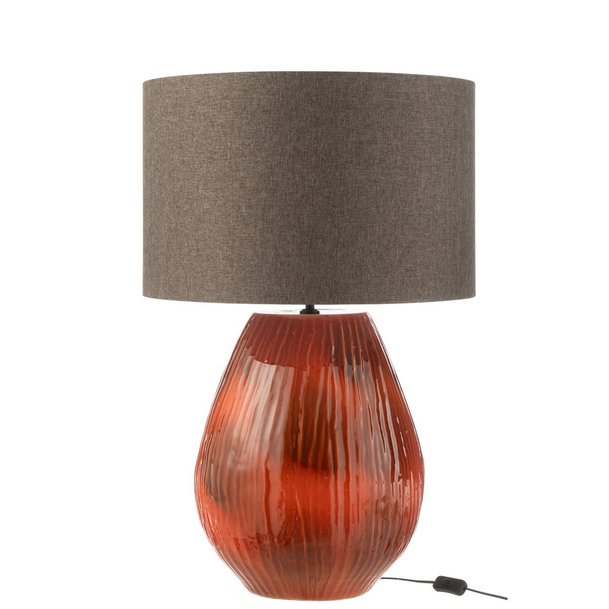 J-Line lamp Akane - keramiek - rood - large