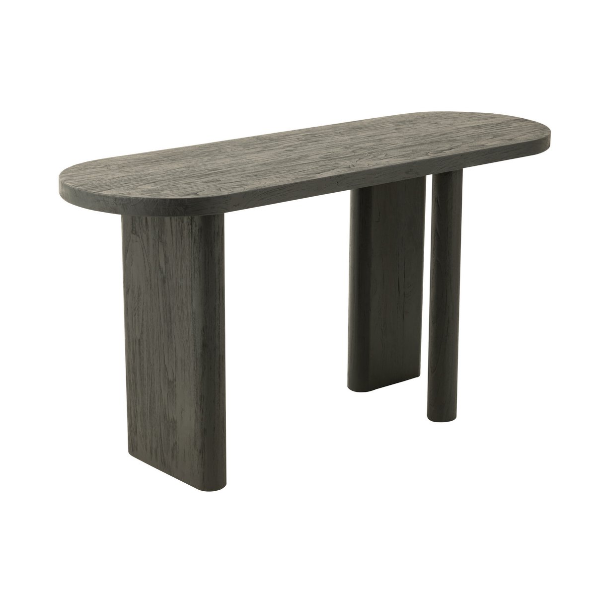 J-Line tafel Teak - hout - zwart