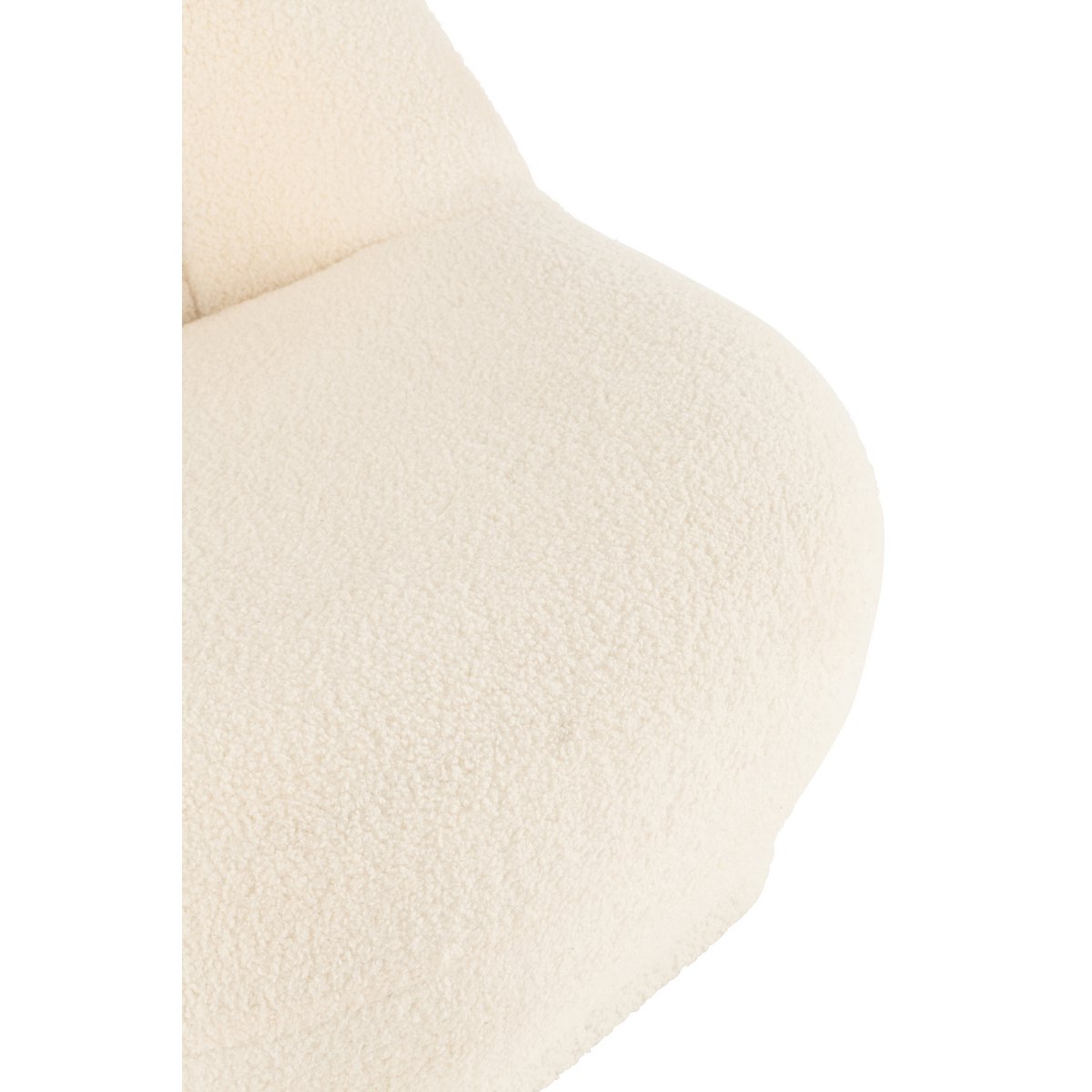 J-Line Zetel Teddy Bouclé Wit