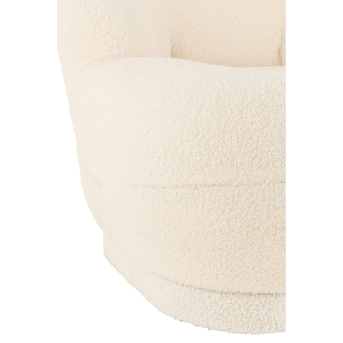 J-Line Zetel Teddy Bouclé Wit